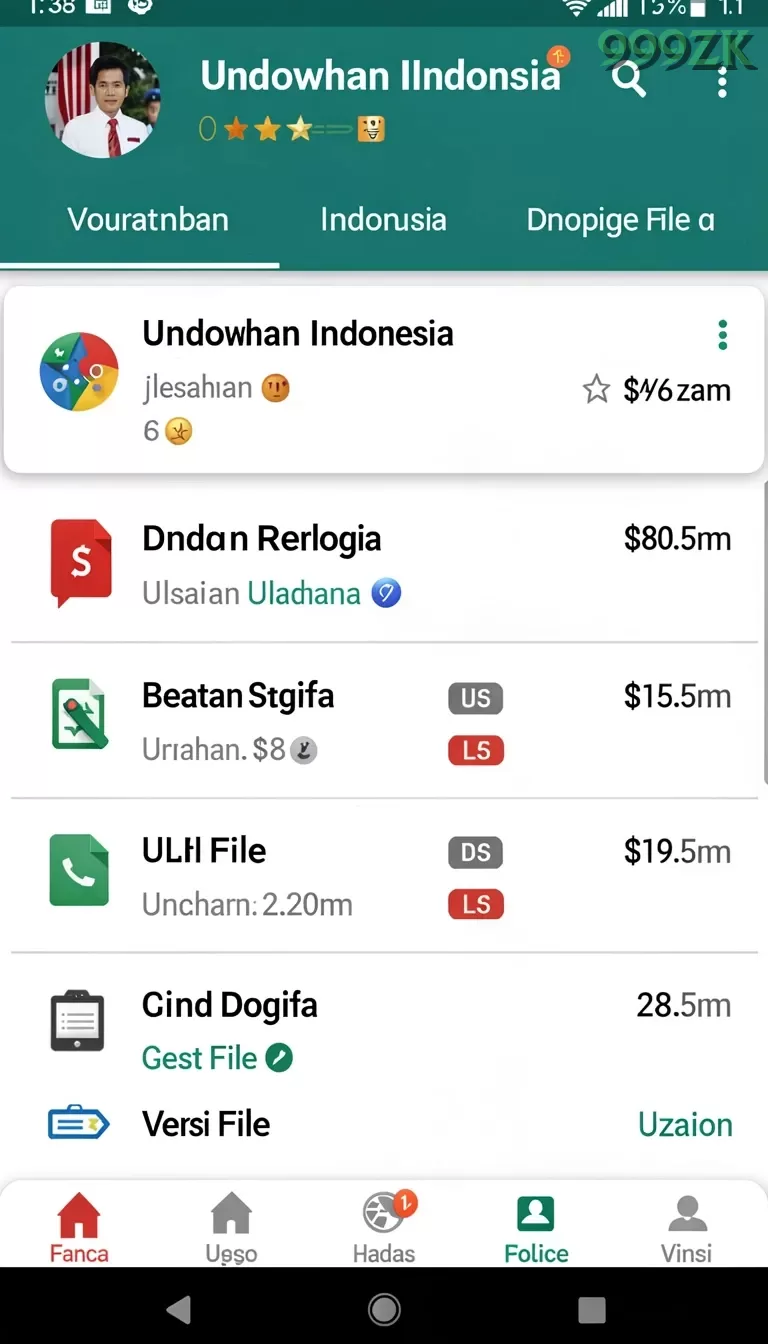 999zk Tangkapan Layar Resmi APK